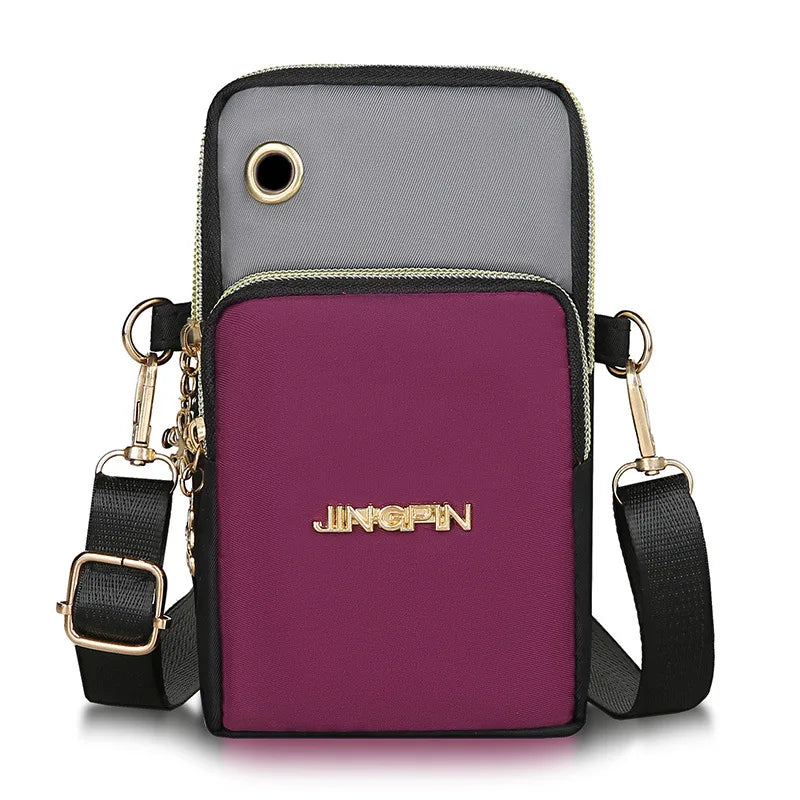 Women Shoulder Bag 3 Layer Wallet Crossbody