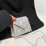 Women Diamond Tote Shoulder Bag Handbag Purse