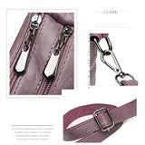 Women Shoulder Bag Double Layer Crossbody Bag Multifunction Big Capacity