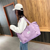 Foldable Waterproof Shoulder Bag Large Capacity Tote