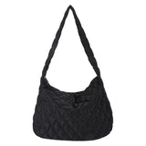 Women Shoulder Bag Large Capacity Purse Handbags Rhombus Pattern Underarm Bag