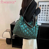 Women Shoulder Bag Large Capacity Tote Messenger Bag Padded Cotton