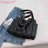 Women Shoulder Bag Large Capacity Tote Messenger Bag Padded Cotton