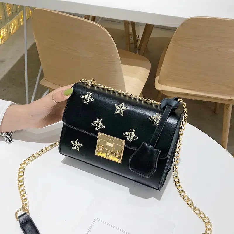 Women Shoulder Bag PU Leather Crossbody Messenger Flap Handbag