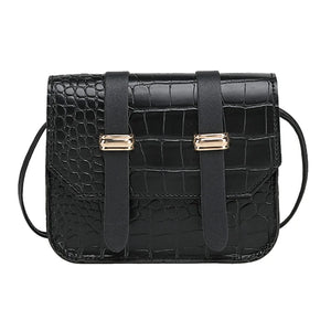 Women Shoulder Bag PU Leather Small Square Female Daily Messenger Crossbody