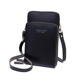 Women Shoulder Bag PU Leather Phone Bag Female Casual Mini Crossbody Bag