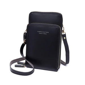 Women Shoulder Bag PU Leather Phone Bag Female Casual Mini Crossbody Bag