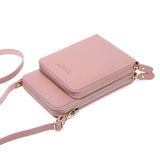 Women Shoulder Bag PU Leather Phone Bag Female Casual Mini Crossbody Bag