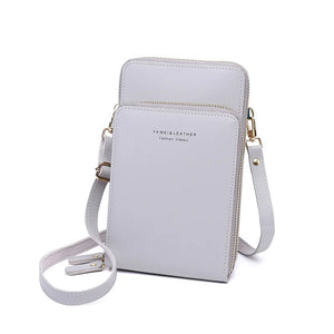 Women Shoulder Bag PU Leather Phone Bag Female Casual Mini Crossbody Bag
