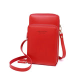 Women Shoulder Bag PU Leather Phone Bag Female Casual Mini Crossbody Bag
