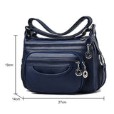 Women Shoulder Bag PU Leather Crossbody Mother Purse Handbag