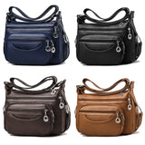 Women Shoulder Bag PU Leather Crossbody Mother Purse Handbag