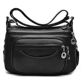 Women Shoulder Bag PU Leather Crossbody Mother Purse Handbag