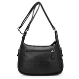 Women Shoulder Bag Pu Leather Crossbody Bag High Messenger Bag Grey