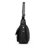 Women Shoulder Bag Pu Leather Crossbody Bag High Messenger Bag Grey