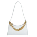 Women Shoulder Bag Chain Underarm Zipper High PU Leather Mini Phone Bag