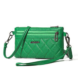 Soft Leather Shoulder Bag Solid Crossbody Satchel Flap Travel Business Bag