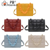 Small Plaid Crossbody Messenger Bag for Shopping