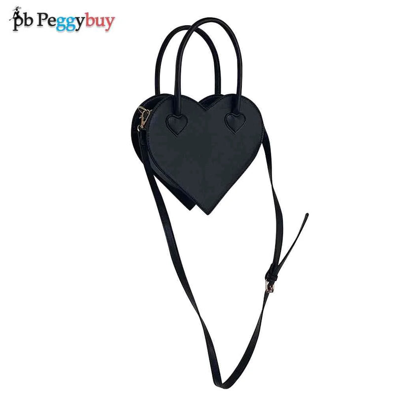 Vintage Love Heart Handbag - Retro Small Tote for Traveling