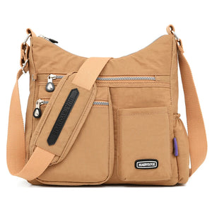 Waterproof Nylon Womens Shoulder Bag