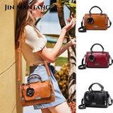 Flower Pendant Shoulder Bag Ladies Totes Party Purse Handbag
