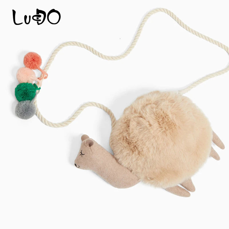 Winter Plush Lamb Shoulder Bag Alpaca Shape Handbag