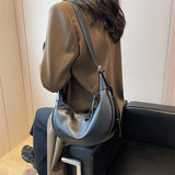 Women Shoulder Bags PU Leather Messenger Bag Casual Solid Crossbody Pack