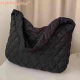 Cotton-padded Shoulder Bag Large Capacity Crossbody