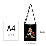 Alphabet Flowers Shoulder Bag for Women