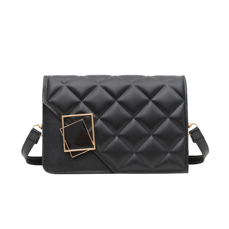 Women Shoulder Bags Lattice Crossbody Chain Messenger Bag