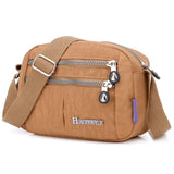 Nylon Shoulder Bag Colorful Handbag for Women Crossbody Daily Use