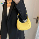 Plush Chain Crossbody Bag for Girls Special PU Leather Shoulder Bag
