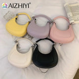Plush Chain Crossbody Bag for Girls Special PU Leather Shoulder Bag