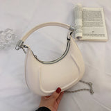 Plush Chain Crossbody Bag for Girls Special PU Leather Shoulder Bag