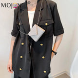 Retro Rhinestone Chain Messenger Bag for Women