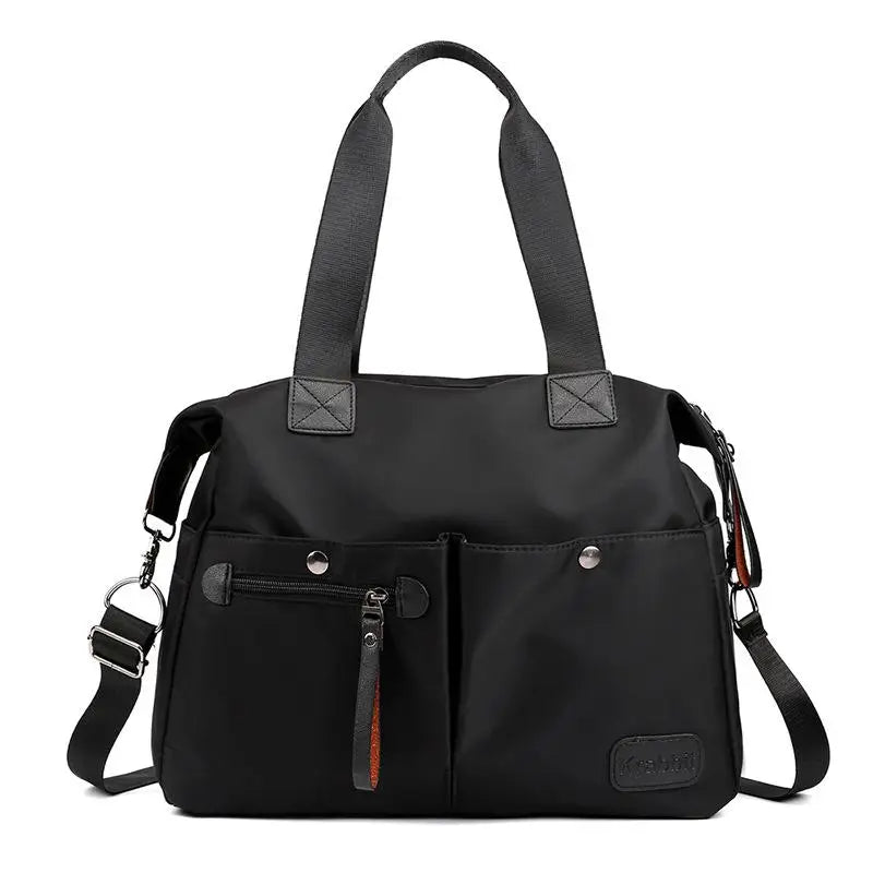 Waterproof Nylon Women Shoulder Bag Causal Female Tote Handbag Large Messenger