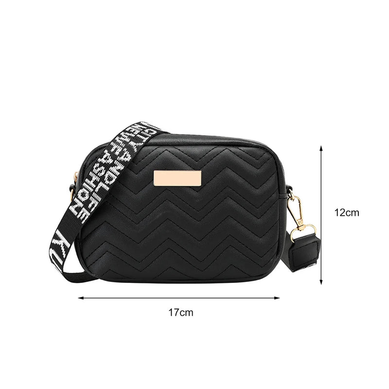 Casual Small Messenger Handbag PU Leather Shoulder Crossbody Bag