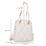 Women Shoulder Handbags Rhomboid Pattern Crossbody Satchels