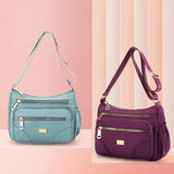 Women Shoulder Messenger Bag Nylon Lightweight Waterproof Zipper