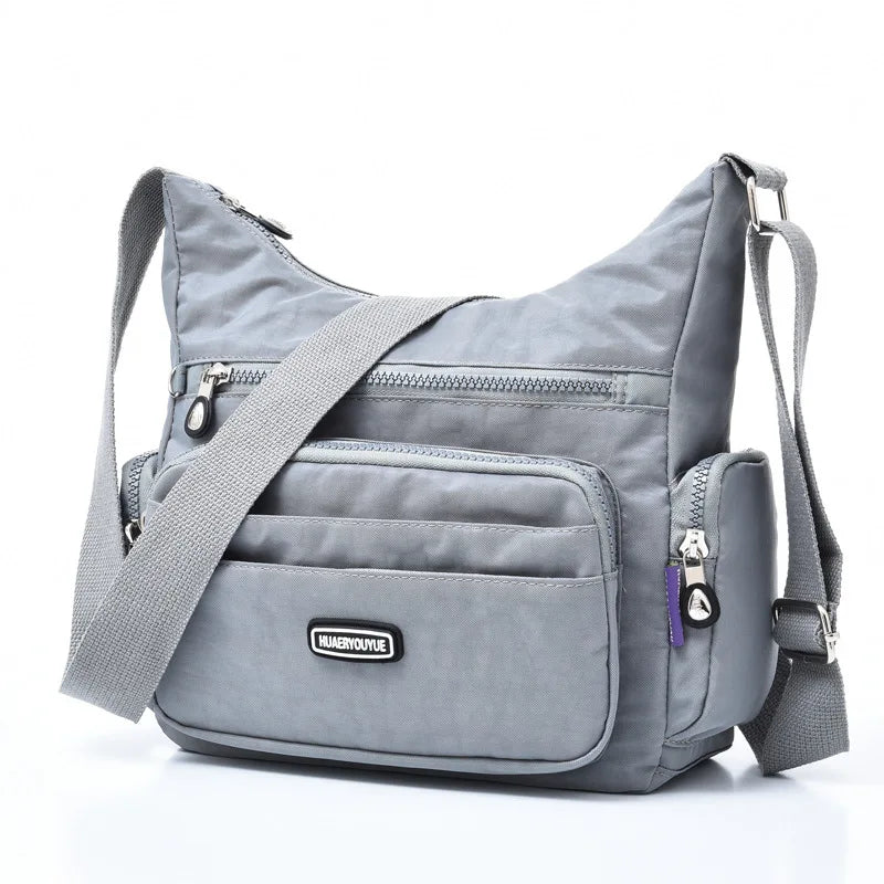 Women Shoulder Messenger Bag Waterproof Nylon Oxford Crossbody Bag