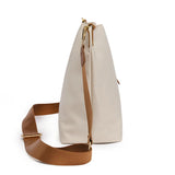 Women Shoulder Messenger Bag Waterproof Nylon Oxford PU Lightweight Package