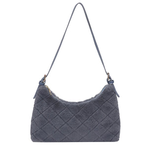 Women Shoulder Tote Bag Plush Armpit Bag Lightweight for Travel Shopping