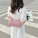 Nylon Women Shoulder Bag Solid Top-Handle Clutch Small Purse Handbag