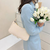 Nylon Women Shoulder Bag Solid Top-Handle Clutch Small Purse Handbag