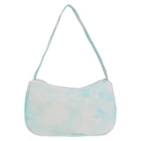 Women Tie Dye Underarm Bag Travel Handbag
