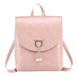 Women Shoulders Small Backpack Letter Purse Mobile Phone Ladies Travel Bag