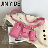 Women Belly Bag Flap Belt Waist Bags for Travel
