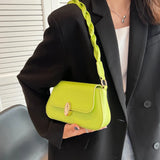 Green Party Single Shoulder Bag Women Daily Handbag Purse