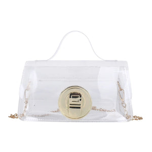 Transparent PVC Sling Bag Crossbody Summer Beach Purse