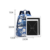 Women Small Backpack Graffiti Shoulder Bags For Teenager Girls